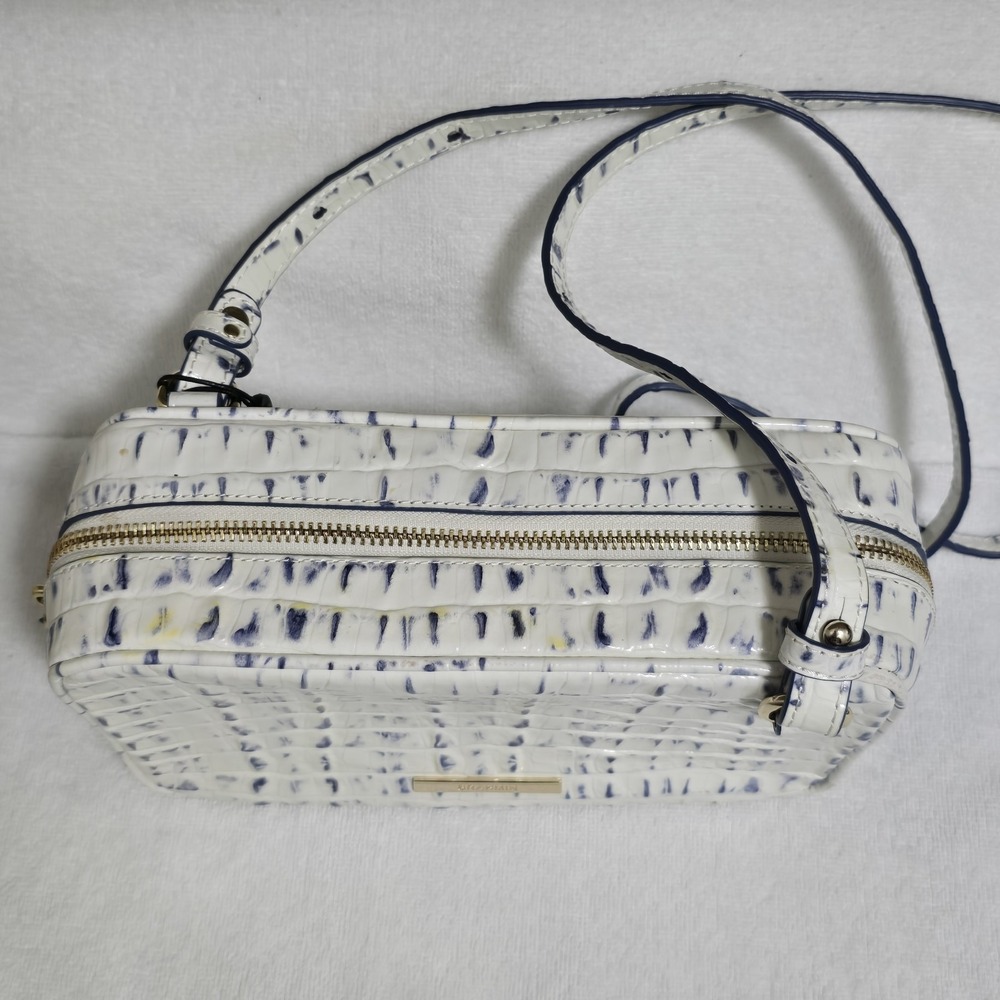 Brahmin Demi Crossbody Bag Marina La Scala Croc Embossed Leather Dillard's Exclu - Picture 4 of 16